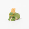 Wooden toy frog with crown | ©Conscious Craft